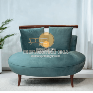 2 seater beautiful design oval settee sofa
