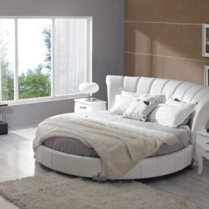 Customize Royal Style Full Size Round Bed, Brass Furniture