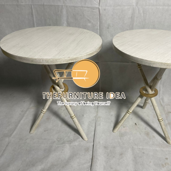 Round bamboo table - Image 3