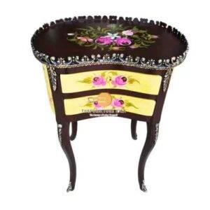 Blooming Jasmine Kidney Accent Table