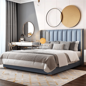Customizable Bridal Upholstery King Size Bed
