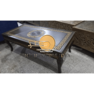 Hand carving center table