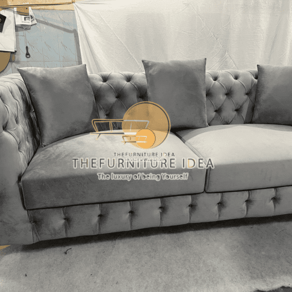 Luxury Chesterfield Velvet Sofa