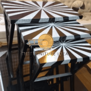 Luxury Handcrafted 3-Piece Nesting Tables Set