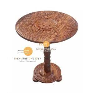 Traditional coffee table round table
