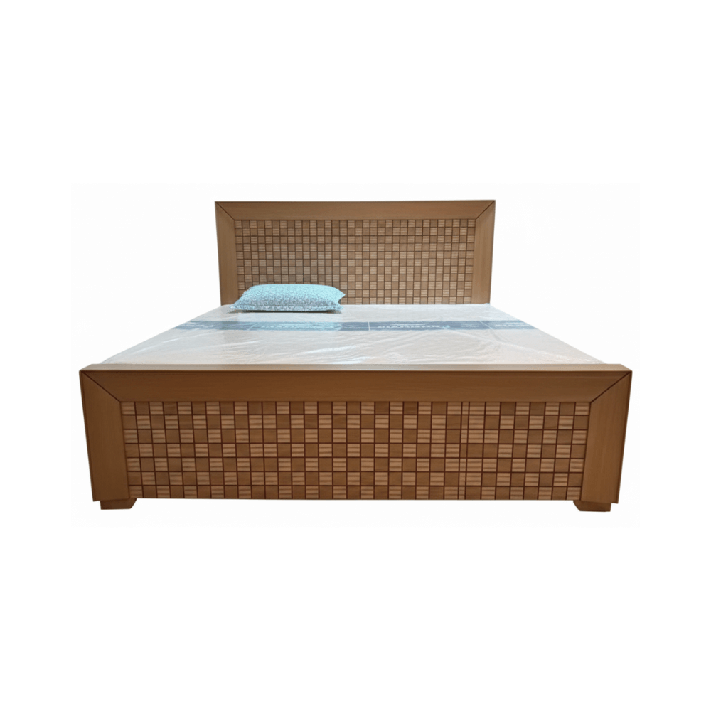 Wooden King Size Bed Set with Side Tables | Elegant & Durable