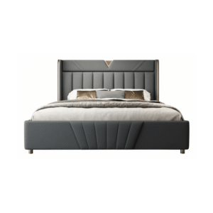 Custom Panel Upholstered Bed - Modern Luxe Design